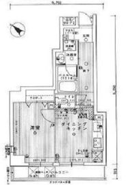 ライオンズマンション飯田橋駅前 3階 間取り図