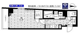 ステージグランデ新中野アジールコート 2階 間取り図