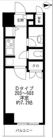 プライムアーバン番町 203 間取り図