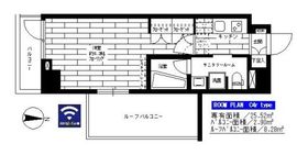 ステージグランデ新中野アジールコート 7階 間取り図