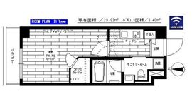 ステージグランデ新中野アジールコート 3階 間取り図