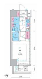 ジェノヴィア両国4スカイガーデン 3階 間取り図