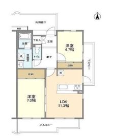 コーポレート池尻 201 間取り図