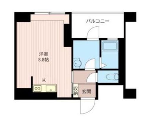 マストライフ目黒南 1007 間取り図