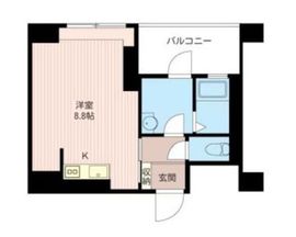 マストライフ目黒南 1007 間取り図
