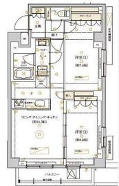 ドムススタイル武蔵小山 505 間取り図