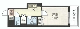 エスティメゾン神田 301 間取り図