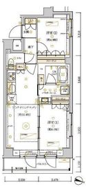 ドムススタイル武蔵小山 104 間取り図