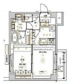 ドムススタイル武蔵小山 408 間取り図
