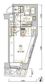 ドムススタイル武蔵小山 504 間取り図