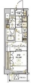 ドムススタイル武蔵小山 205 間取り図