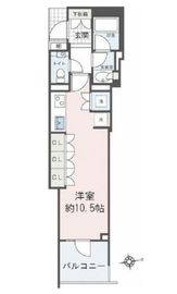 プラウド新宿牛込柳町 3階 間取り図