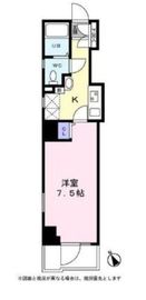 グリーンハウス八丁堀 401 間取り図