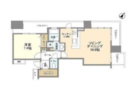 リガーレ日本橋人形町 16階 間取り図