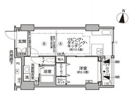 東雲キャナルコートCODAN 13-604 間取り図