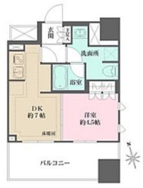 ザ・パークハウス上野 2階 間取り図