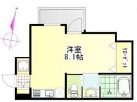 シンフォニー北新宿の杜 405 間取り図