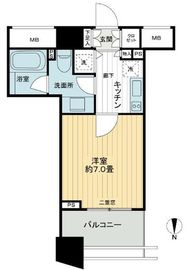 プライア渋谷 15階 間取り図