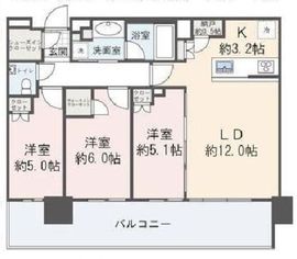 シティタワーズ東京ベイ 13階 間取り図