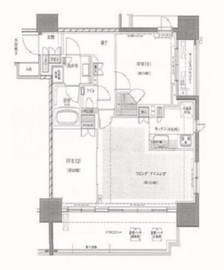 クレヴィア恵比寿 10階 間取り図