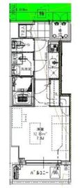 シンフォニー北新宿の杜 403 間取り図