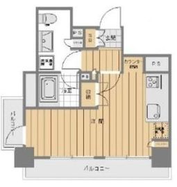 日本橋ヴォアール 3階 間取り図