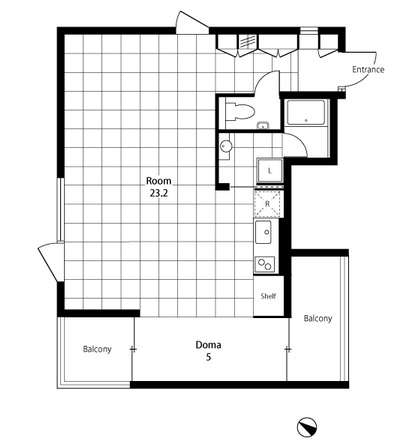 ノット花房山/シード花房山 S305 間取り図