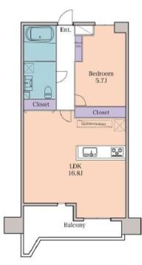 マイネシュロッス代官山 2階 間取り図