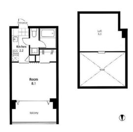 ベルファース東麻布テラス 902 間取り図