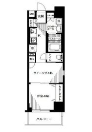 日神デュオステージ浅草三筋 3階 間取り図