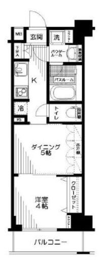 日神デュオステージ浅草三筋 13階 間取り図