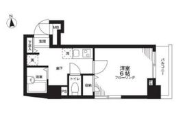 レキシントン・スクエア曙橋 608 間取り図