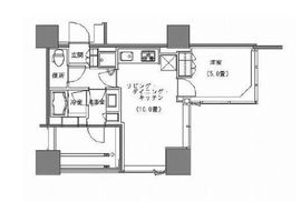 シティタワー池袋ウエストゲート 5階 間取り図