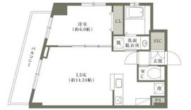 ベルティーセ新宿 301 間取り図