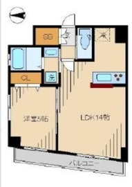 ベルティーセ新宿 701 間取り図