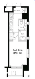 パークキューブ大井町 301 間取り図