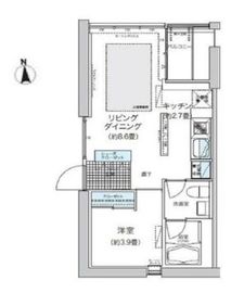 ガーデニエール砧ウエスト 432 間取り図