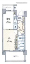 パークホームズ四谷三丁目アーバンレジデンス 9階 間取り図