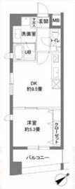 カスタリア新御茶ノ水 202 間取り図