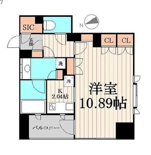 東京日本橋シティタワー 2階 間取り図