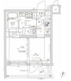 クレイシア新宿ノース 1階 間取り図