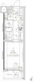 クレイシア新宿ノース 2階 間取り図