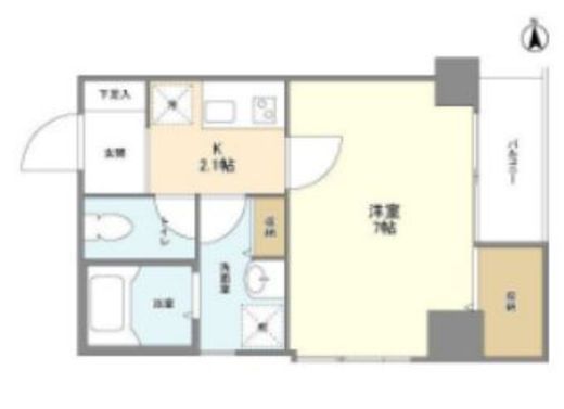 ローズマンションミヤハラ 802 間取り図