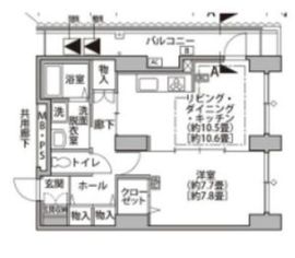 東雲キャナルコートCODAN 14-1201 間取り図