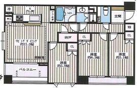 プラウド本郷 3階 間取り図