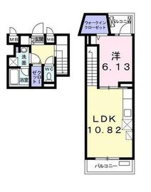 シュトラーレ四番町 401 間取り図