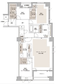 ザ・パークハウス代々木上原 4階 間取り図