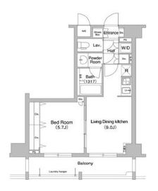 コンフォリア下北沢 503 間取り図