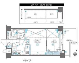 フェニックス飯田橋 1階 間取り図