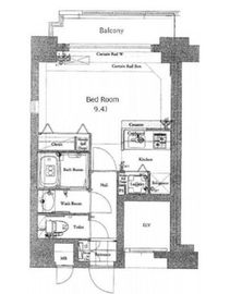 グラントゥルース神田岩本町 1301 間取り図